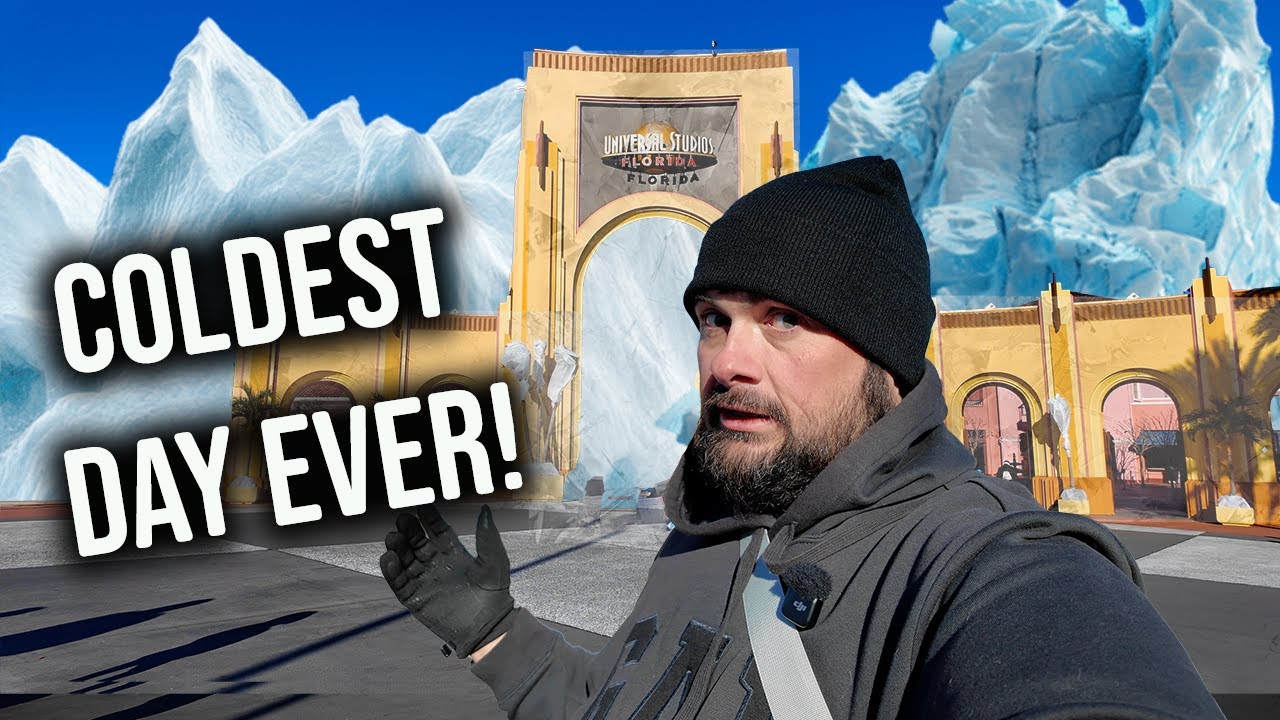 Самый холодный день в истории Universal Orlando! Я замерз! Что нового в Universal Orlando!