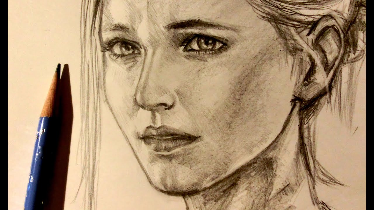 ASMR | Pencil Drawing 12 | Elena (Request)