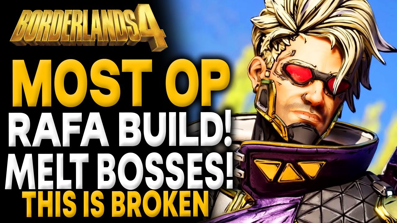 Borderlands 4 MOST BROKEN RAFA BUILD - 1 SHOT BOSS MELTING AND MOBBING BUILD