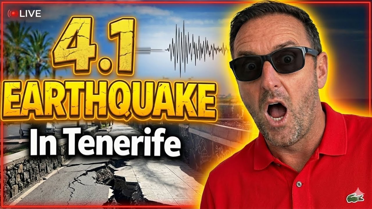 4.1 Earthquake in Tenerife! 