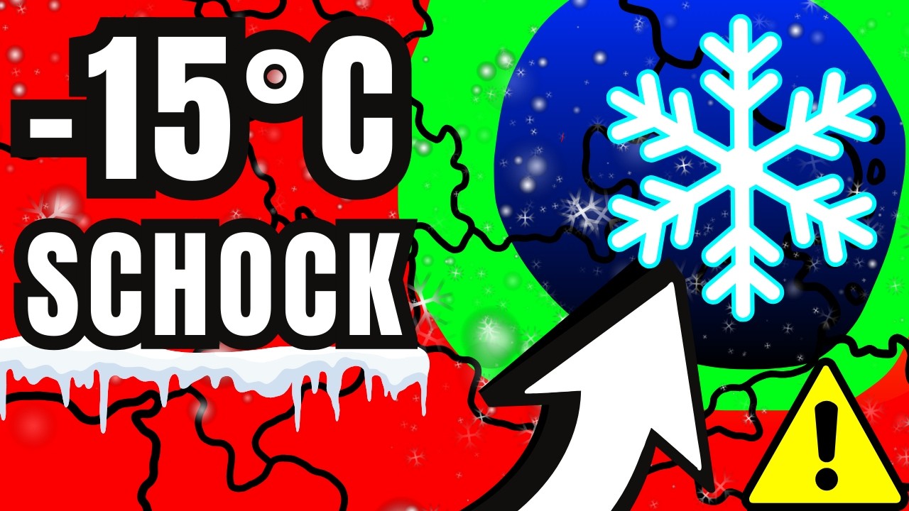 KÄLTE-SCHOCK! Von +23°C auf -15°C Absturz - Schnee-Chaos droht!