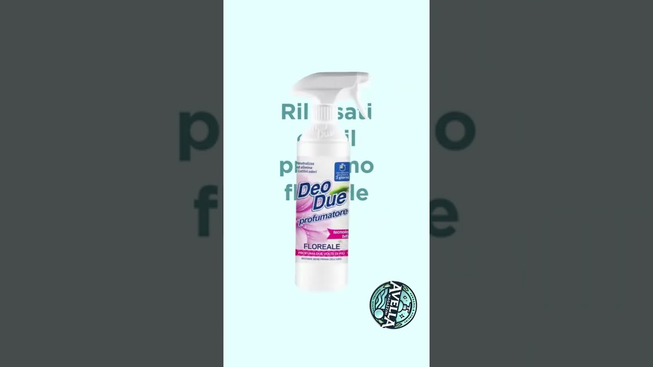 Deo Due Bifase 500ml: Il Profumatore che Dura Fino a 3 Giorni! #shorts