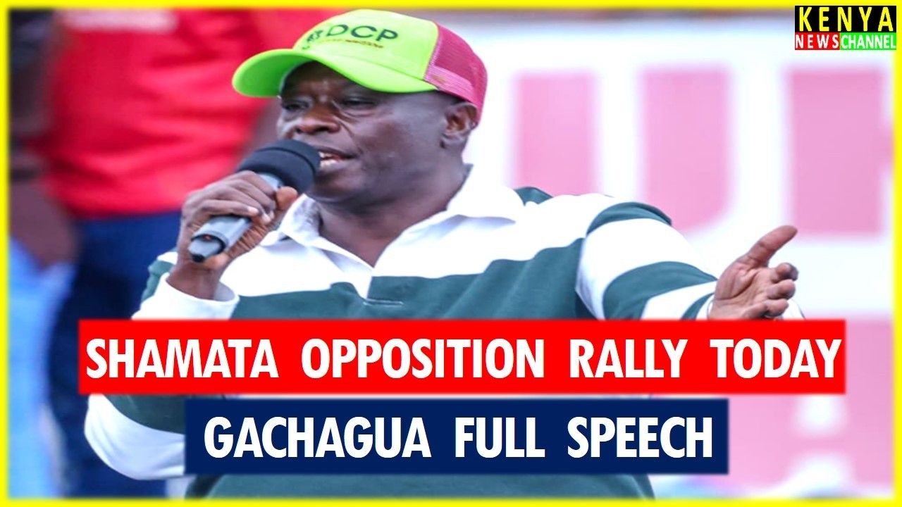 Gachagua EXPLOSIVE speech today outside Church Destroying Ruto with Matiangi & Kalonzo in Shamata
