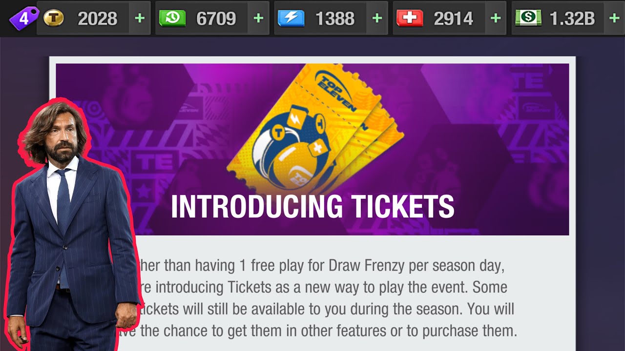 New Update - Draw Frenzy Challenge in Top Eleven ‼️