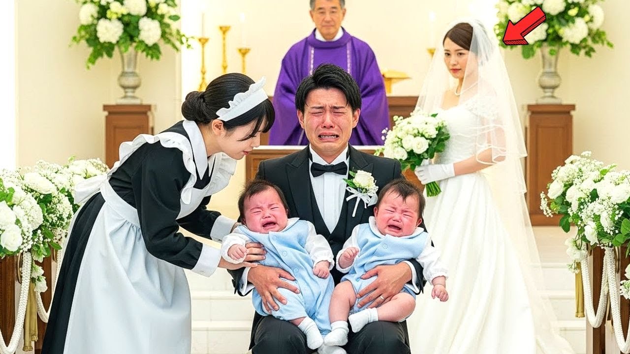 億万長者の会長の双子の赤ちゃんは、結婚式の間ずっと泣き止まなかった。 そんな中、貧しい清掃員が信じられない行動を取った。