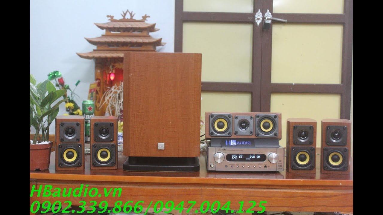 Denon 5.1 M330 nghe nhạc và xem phim hoàn hảo !