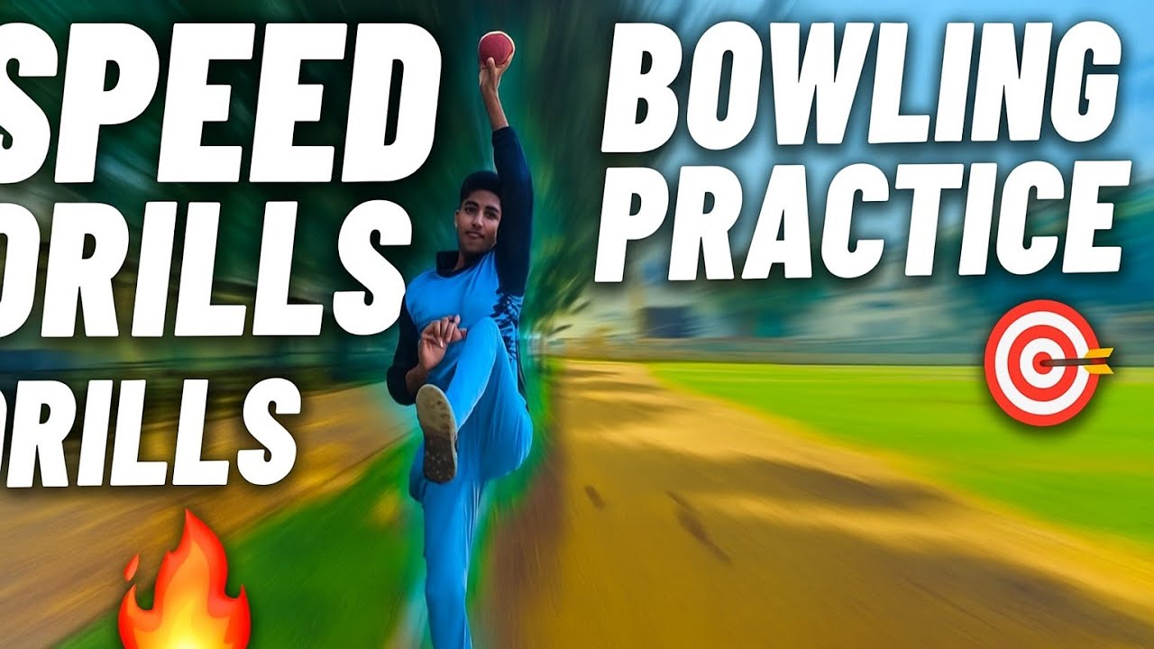 "Fast Bowling Practice 🏏 | Speed Drills That Improve Pace | Real Cricket Ground Training"