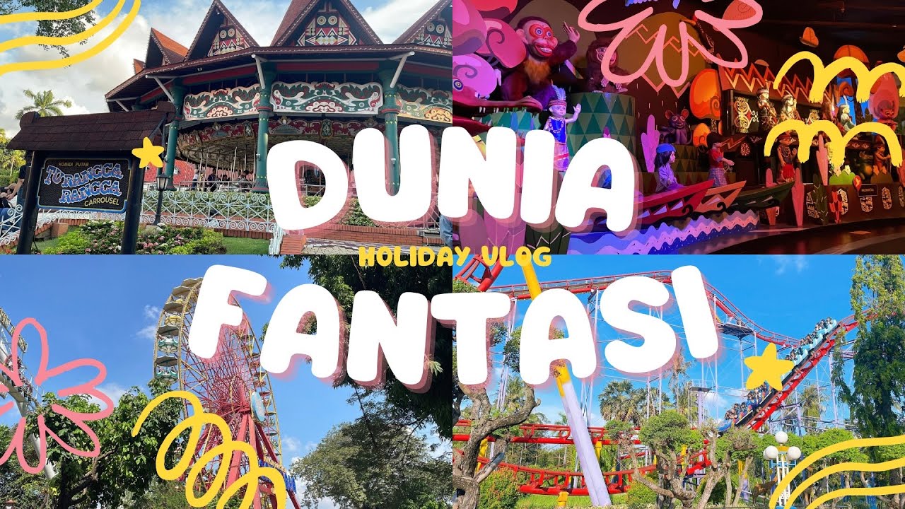 HOLIDAY AT DUFAN ANCOL JAKARTA VLOG 🎡🎠🎢 BEST THEME PARK IN INDONESIA 🇮🇩