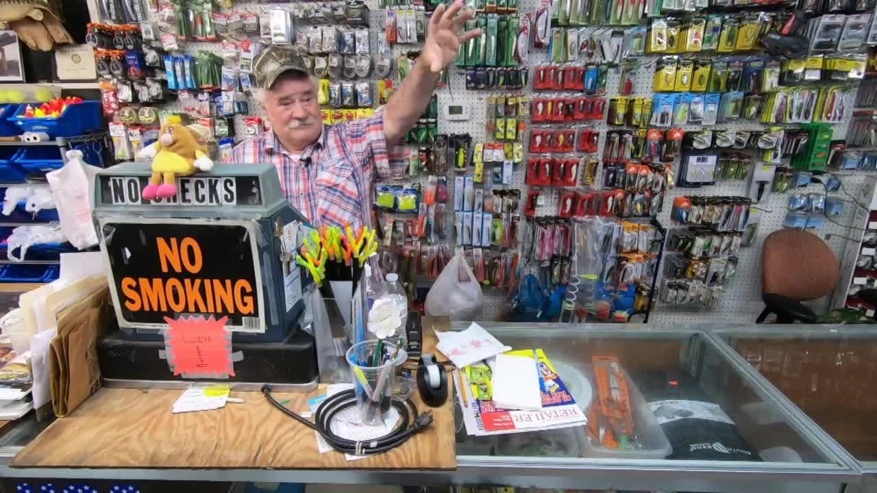 How Dickie Hutson came to run the 'best bait shop in town'