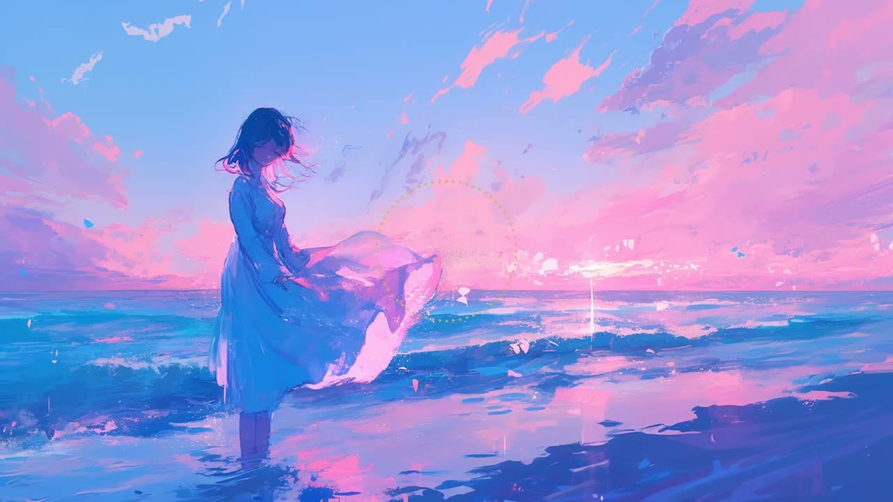 Journey Like a Breath | Ambient Ocean Waves and Dreamy Reverb for Relaxation