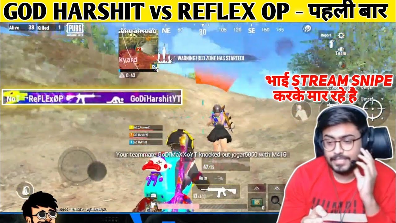 😳God Harshit YT vs REFLEX OP 🔥 Fight In classic match
