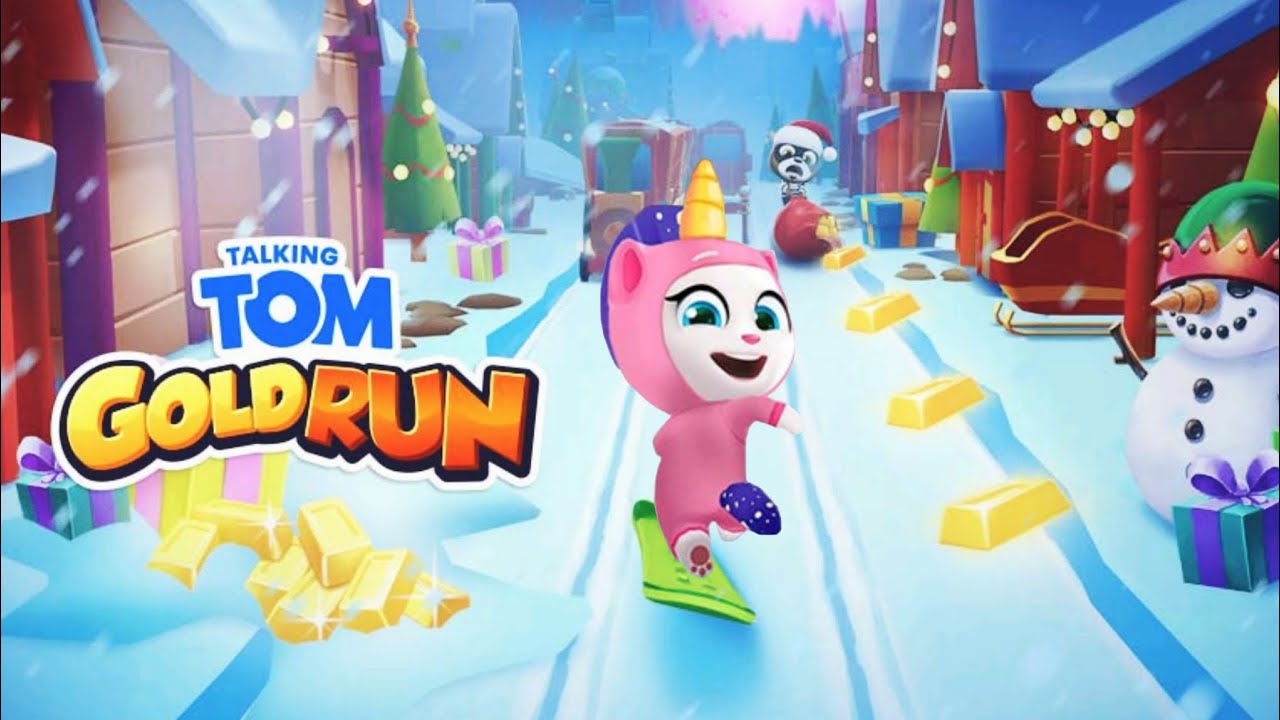 😺🎄🏠 NEW Talking Tom Gold Run Unicorn Level Gameplay Android, ios ¿ Best Funny ?