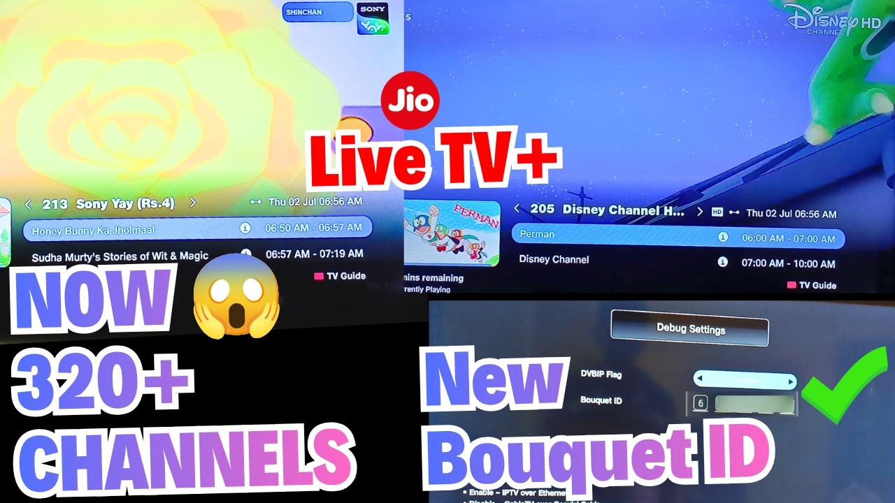 New Bouquet ID on Jio Live TV+ 🔥 || New Jio Live TV+ Testing Bouquet ID