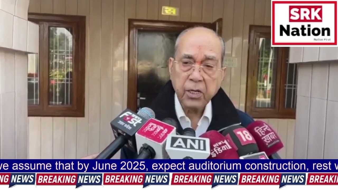 Ayodhya, UP: Nripendra Mishra, Chairman, Shri Ram Janmabhoomi Temple Construction