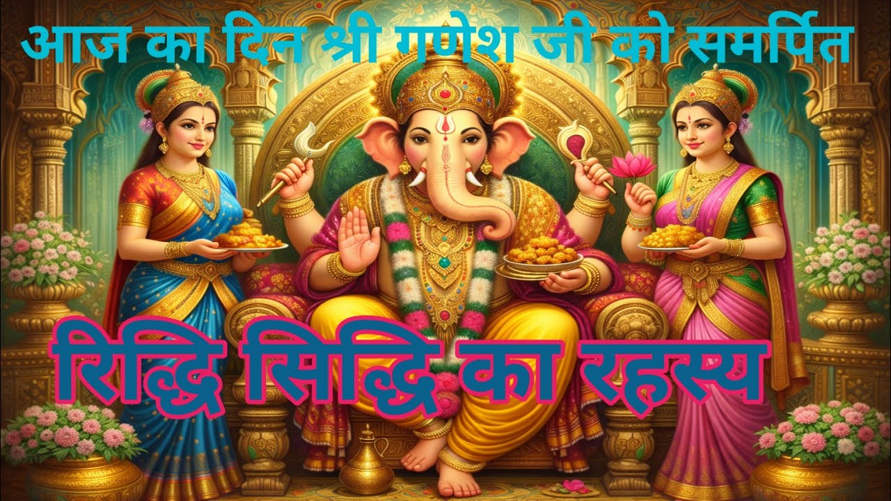 बुधवार स्पेशल श्री गणेश रिद्धि सिद्धि का रहस्य। 