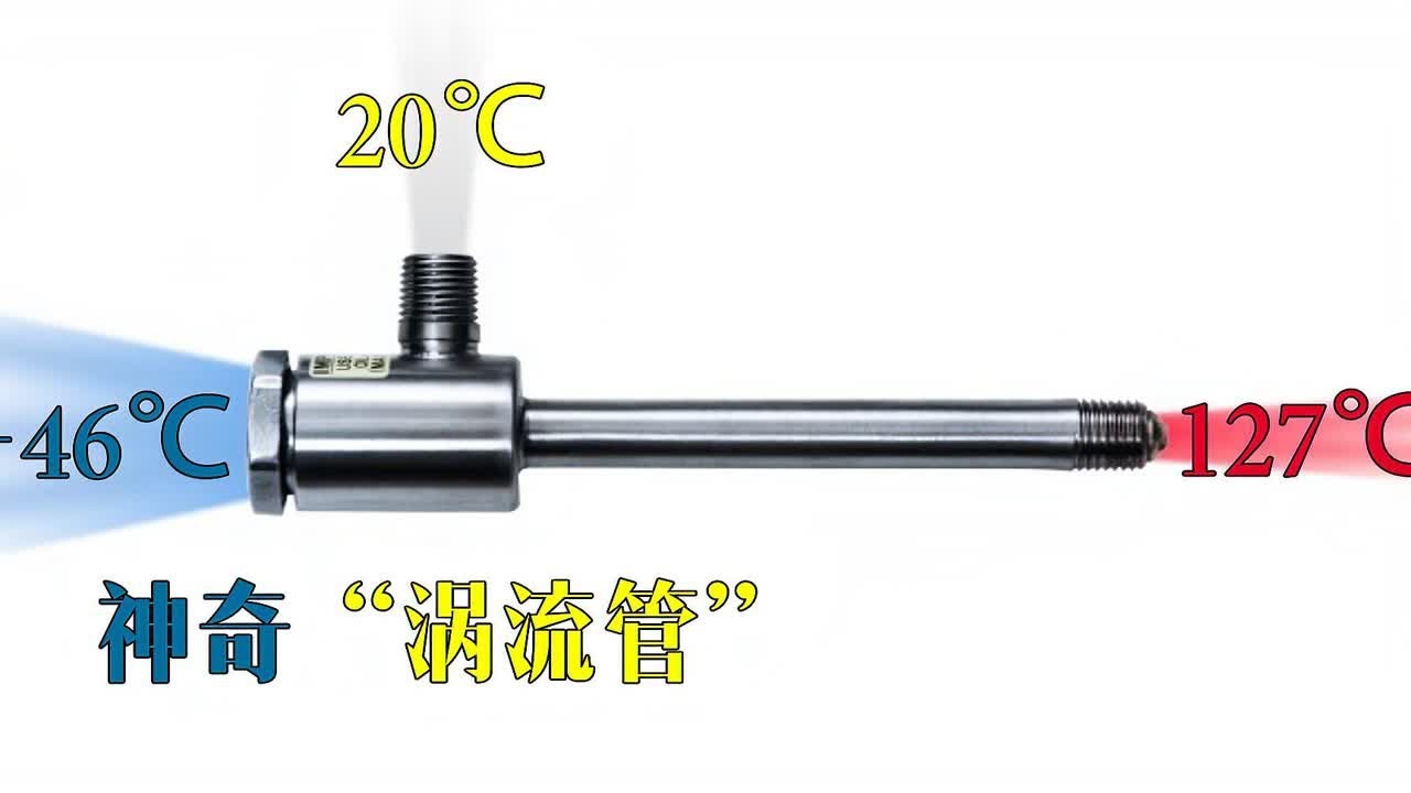 不可思议的涡流管，能让空气瞬间变冷，这是什么原理？