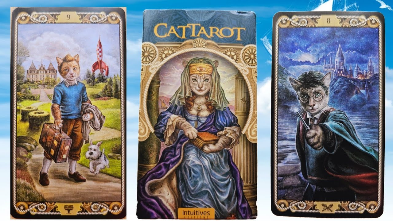 🐱🎩Le Cat tarot de Carole-Anne Eschenazi un gros coups de ❤️🎩🐱