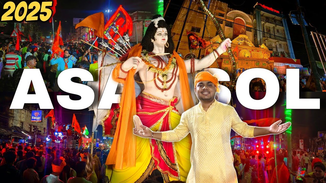 Asansol Ram Navami Rally 2025 | Asansol Ram Navami Akhada 2025 Asansol Ram Navami 2025 Asansol Vibes