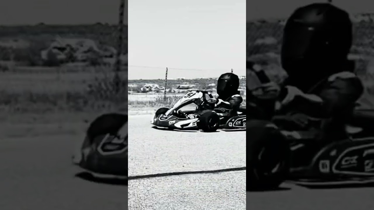 Coming in to Long Beach corner Buttonwillow kart track #kart #gokart #racing #fast #speed #car