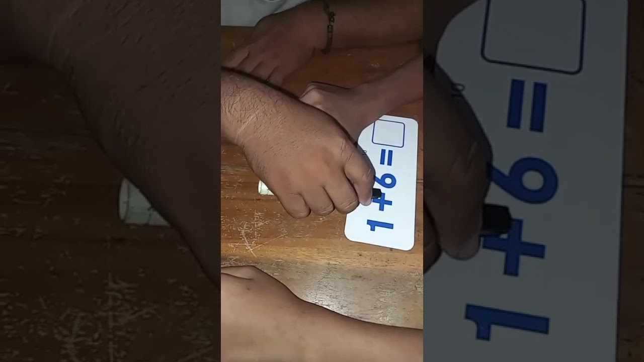 Anak Autis belajar penjumlahan (DIAZ TRISTAN KUSUMAH)