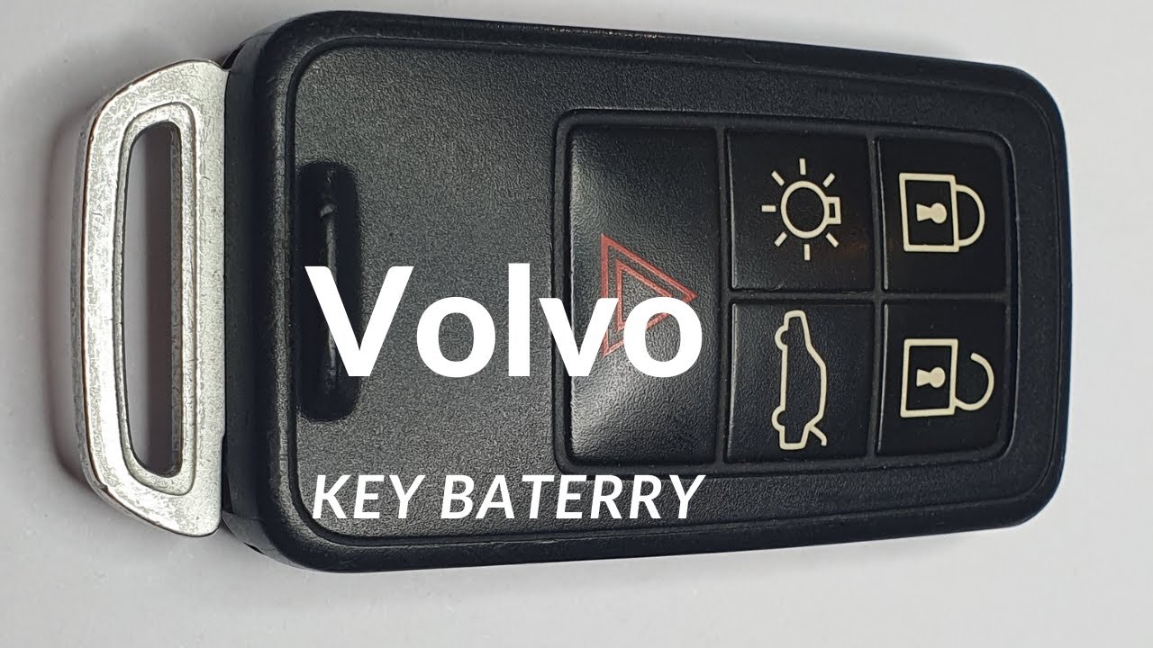 How to change a battery on Volvo. Key fob - Tutorial