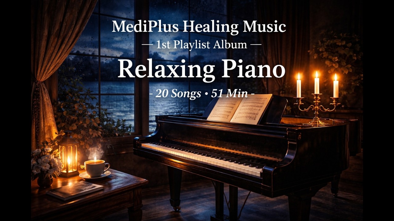 Relaxing Piano Music 🌙 Piano 1st Playlist Album | Deep Sleep Healing Piano | 20 Songs • 51 Min