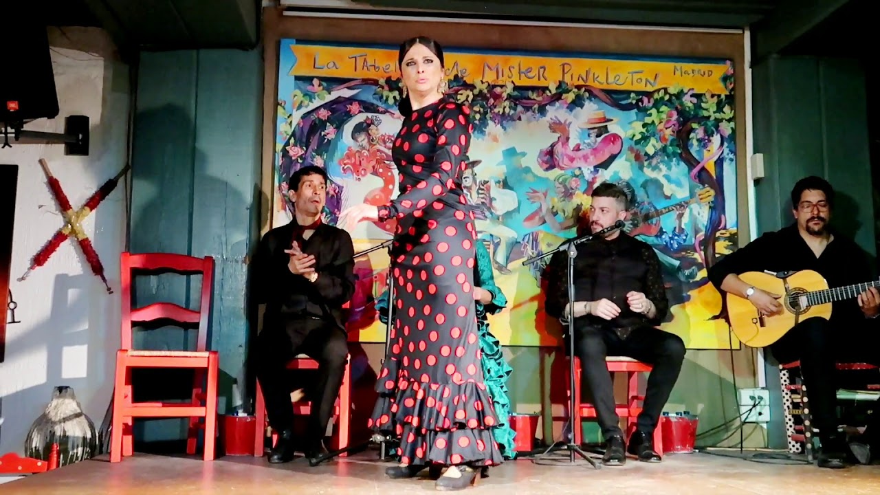 Real MADRID FLAMENCO Dancing at La Taberna De Mister Pinkleton