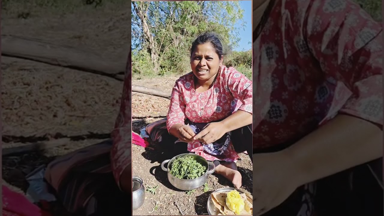 वेगळ्या पद्धतीने चण्याच्या भाजीचा घोळाना 🌿🌿