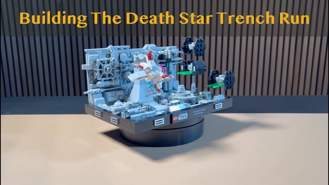 LEGO Death Star Trench Run! UNBOXING & SPEED BUILD!