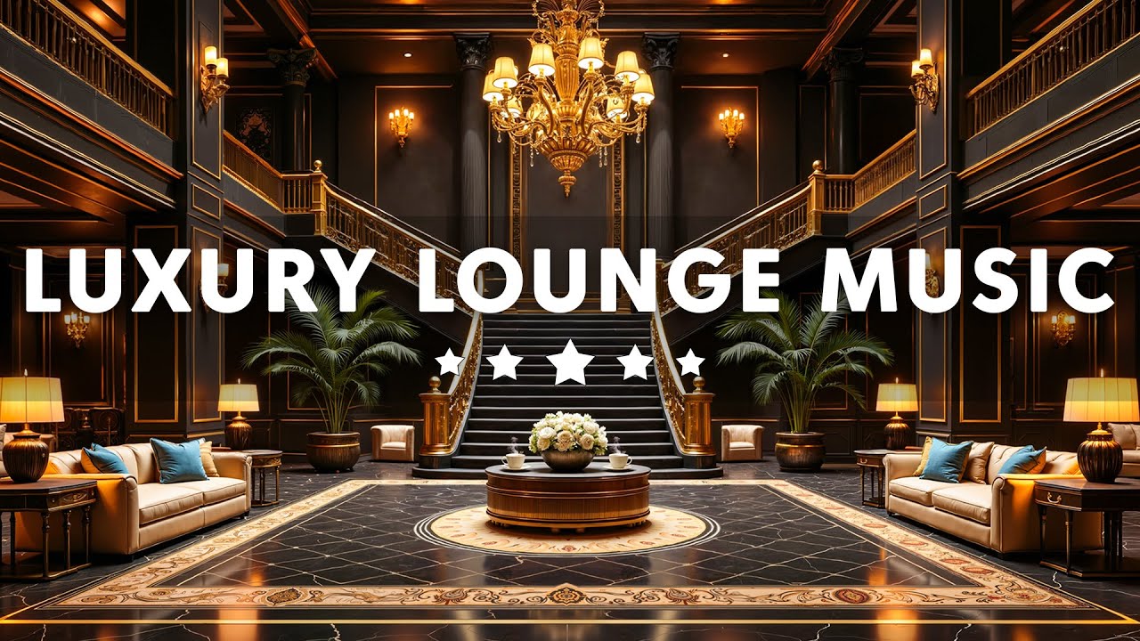Luxury Hotel Lounge Music BGM - Soft Jazz Saxophone Instrumental Music for Relaxation, Stress Relief