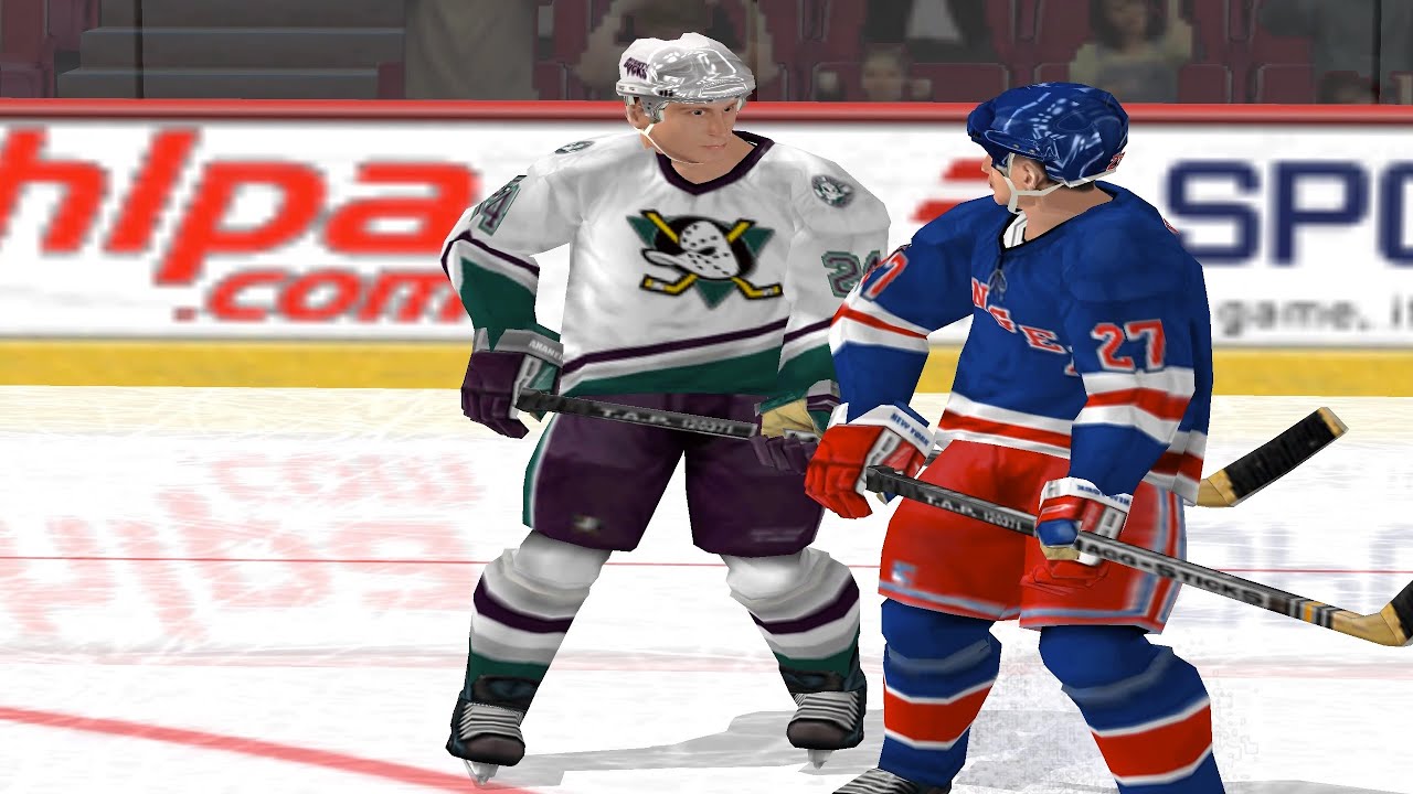 NHL 2001 | New York Rangers - Mighty Ducks of Anaheim | Season game 33 | Full HD PC gameplay