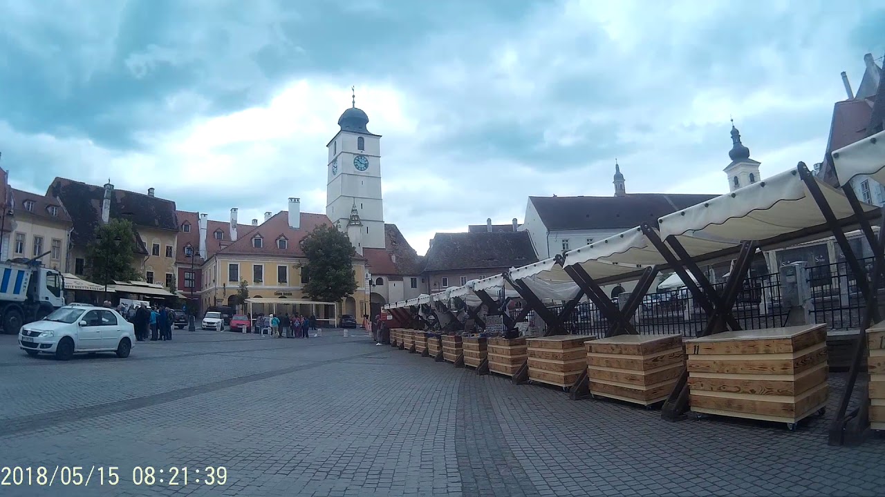 Sibiu Walking Street Romania 2018