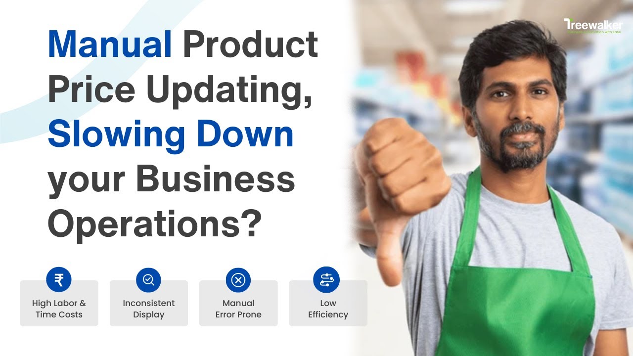 India's 1st Electronic Shelf Labeling Solution | Future-Proof Business with ESL!