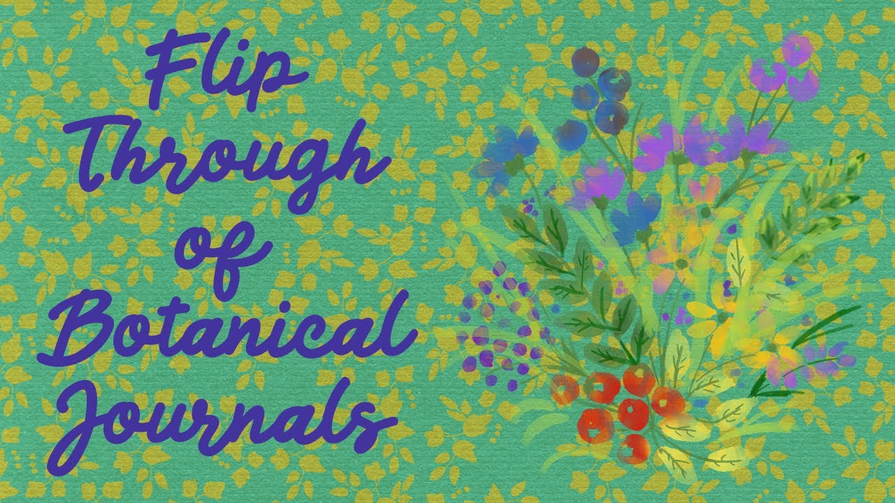 Flip Through of Botanical Journals (SOLD - thank you!)