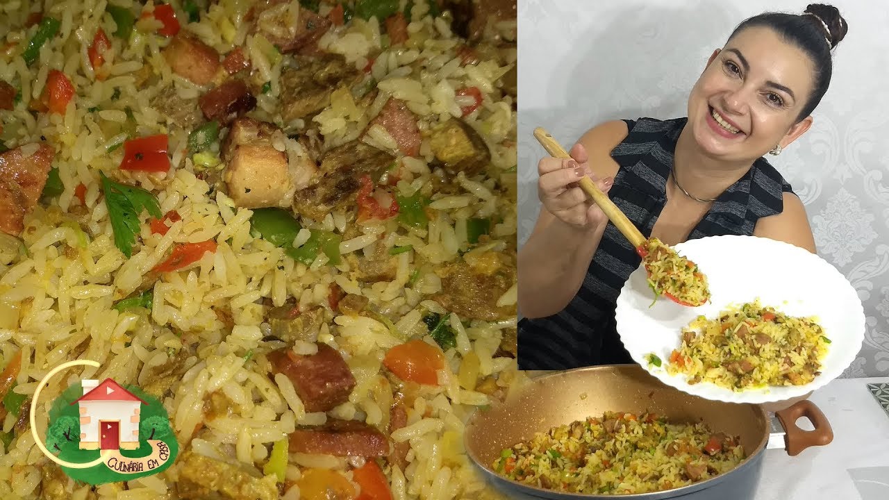 ARROZ CARRETEIRO ALMOÇO FÁCIL E RÁPIDO - PRATICO - Culinária em Casa