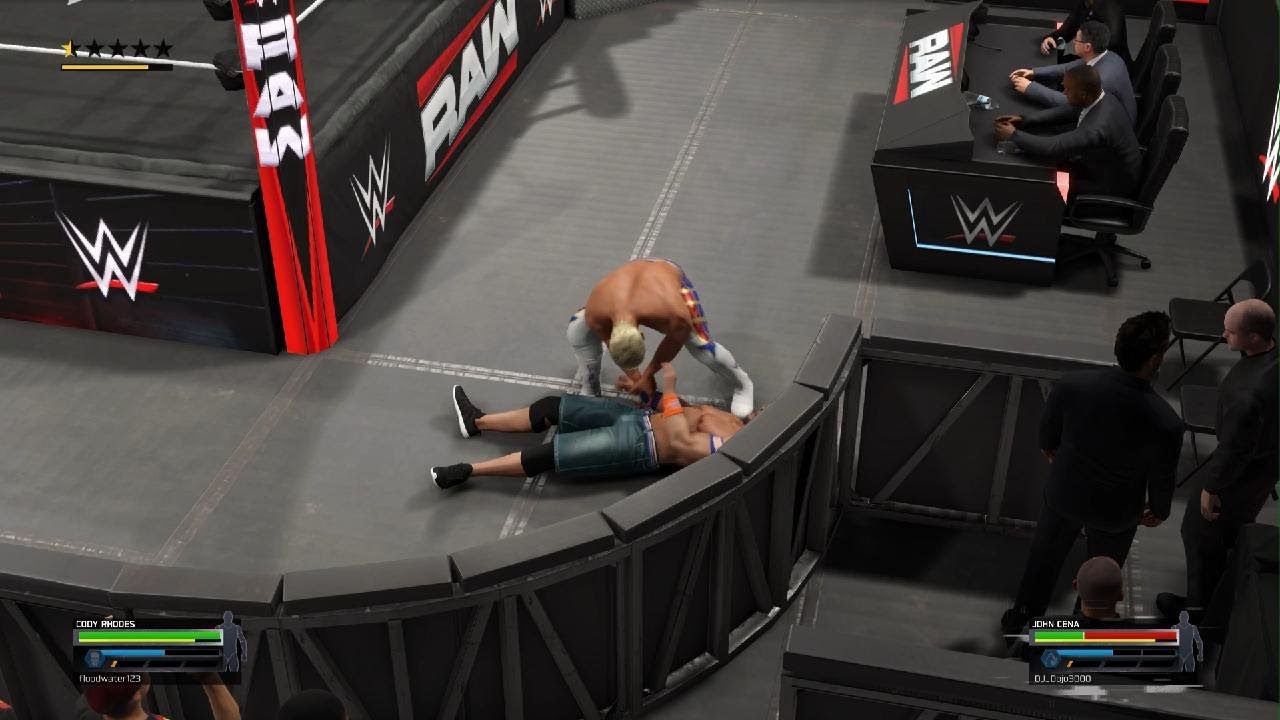 WWE 2K25 Cena VS Cody RVS Raw