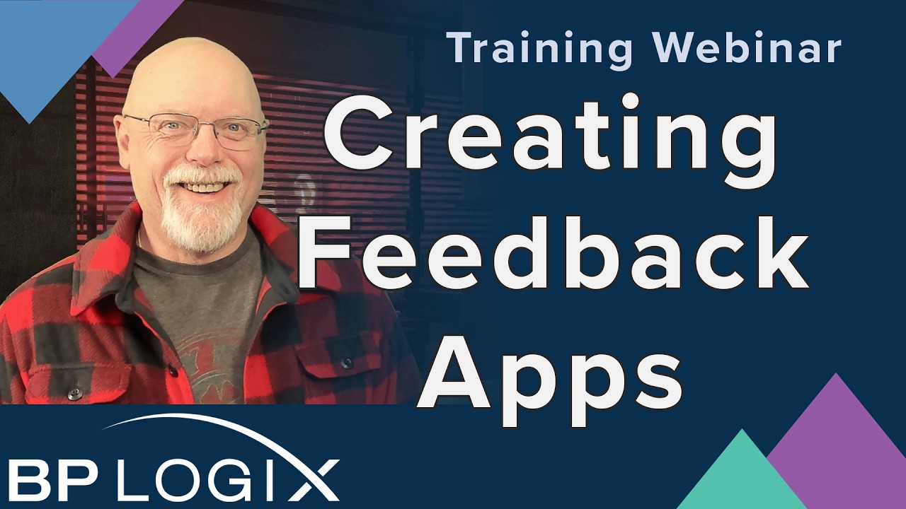 Training Webinar - Creating Feedback Apps