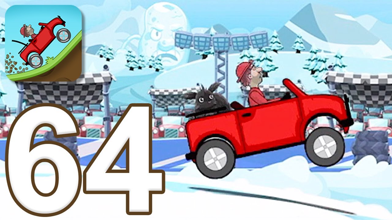 Hill Climb Racing - Gameplay Walkthrough Part 64 - Winter Fingersports (iOS, Android)