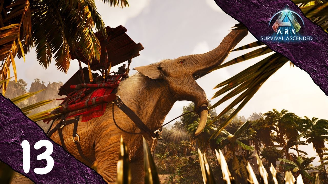 I Tamed DEINOTHERIUM to defeat Beta Outposts on Lost COLONY!| ARK Survival Ascended CLUSTER [EP 13]