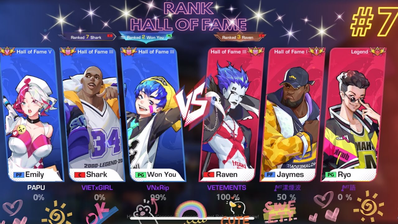 BASKETRIO - RANKED HALL OF FAME (C) SHARK GAMEPLAY 