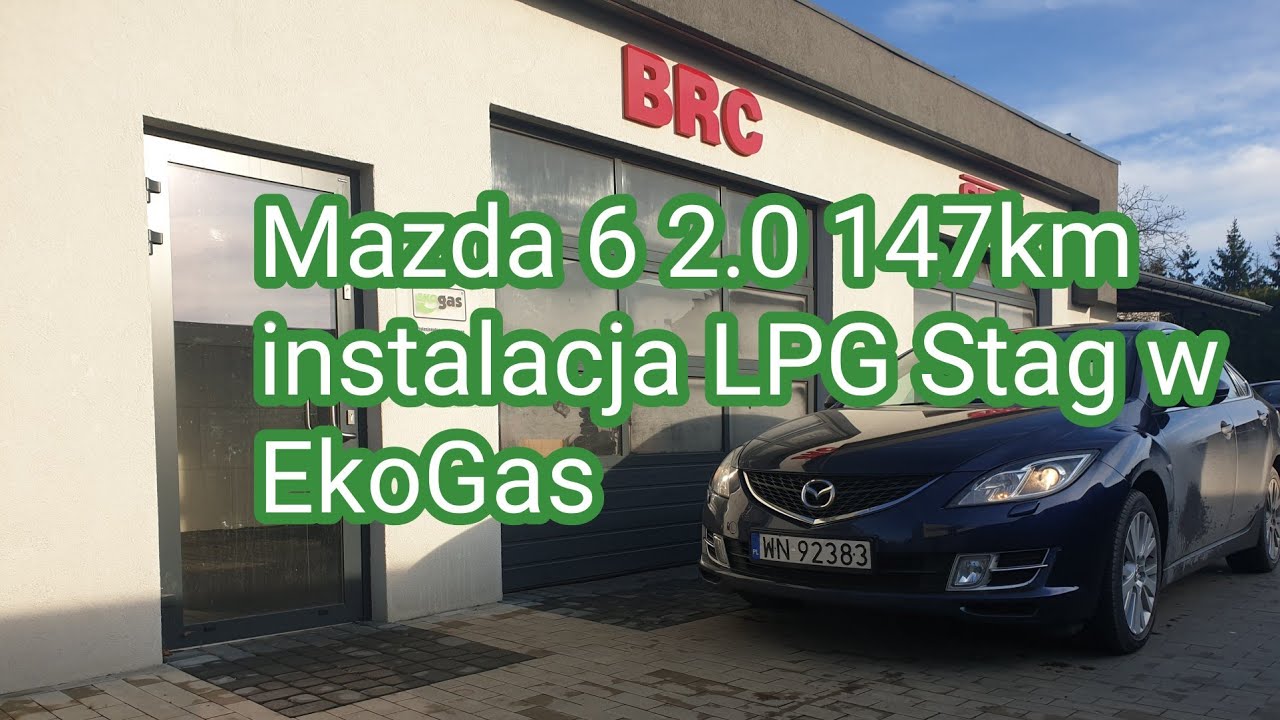 Mazda 6 2.0 147km instalacja LPG W Ekogas Konin