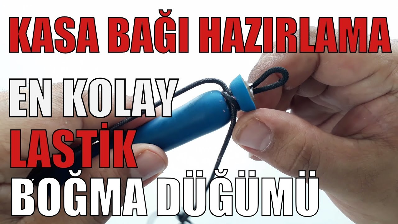Kasa Bağı | Çevirme Lastik Boğma Düğümü | Sesli Anlatım | Zıpkın Lastiği Nasıl Hazırlanır ?