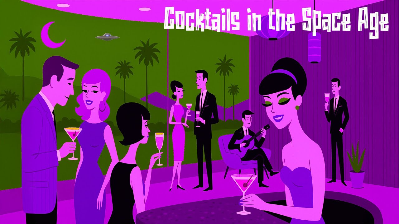 Atomic Cocktail Jazz Music | Cocktails in the Space Age