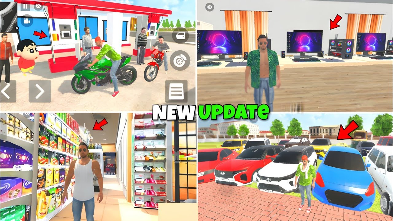 Indian theft auto simulator new update 🤯+New Gaming Set-up And Army Base | And All New Secret Future