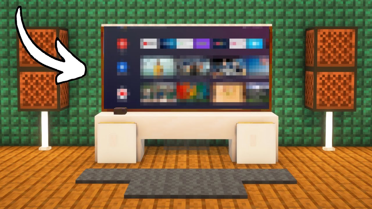 Minecraft Realistischen Fernseher bauen! 🖥️ Wie baut man einen Fernseher in minecraft?