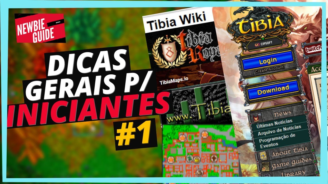 👶[TIBIA] Como Baixar e Instalar o MAPA do Tibia Global + Site do Tibia e Fansites #1