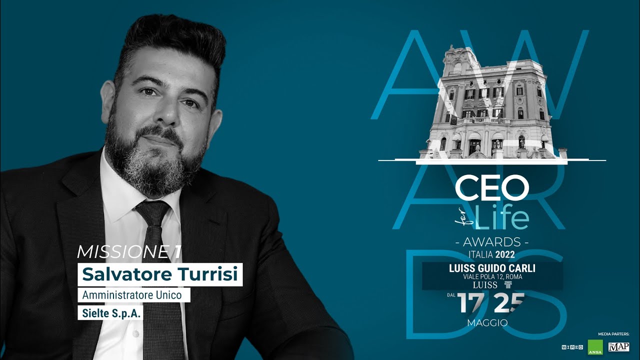 Salvatore Turrisi, Amministratore Unico Sielte S.p.A - CEOforLIFE Awards Italia 2022