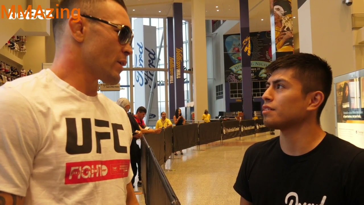 When Colby Covington Gave a Fan Some Advice