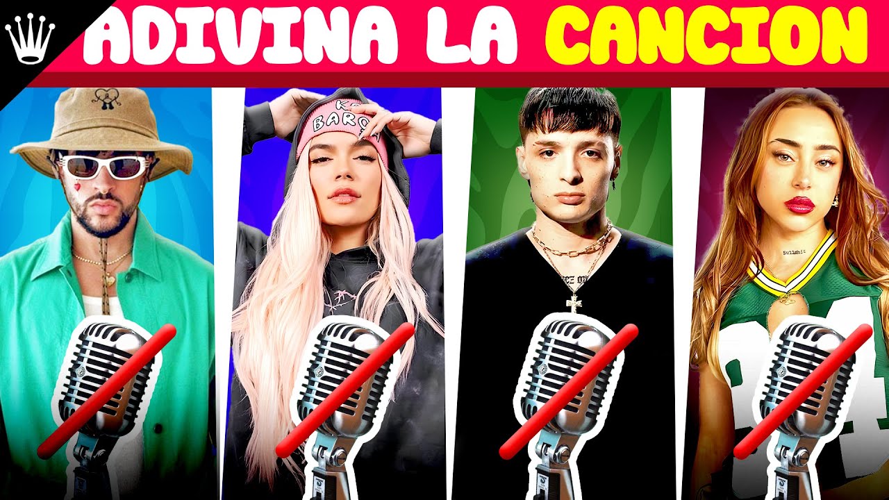 ADIVINA LA CANCION POR LA INSTRUMENTAL | ❌🎤 ADIVINA SIN VOZ  | BRAHYMUSIC