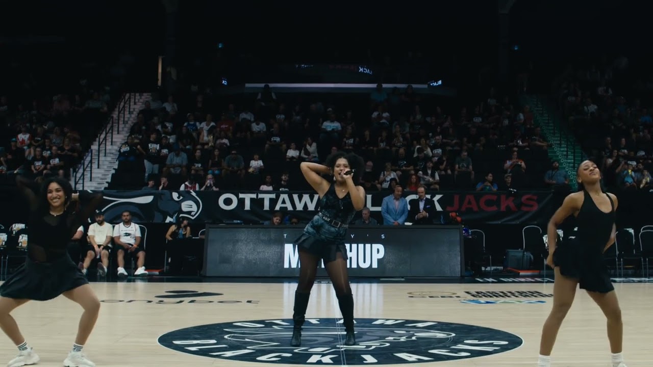 Emma Gabriel Ottawa Blackjacks Halftime Performance - CEBL Playoffs
